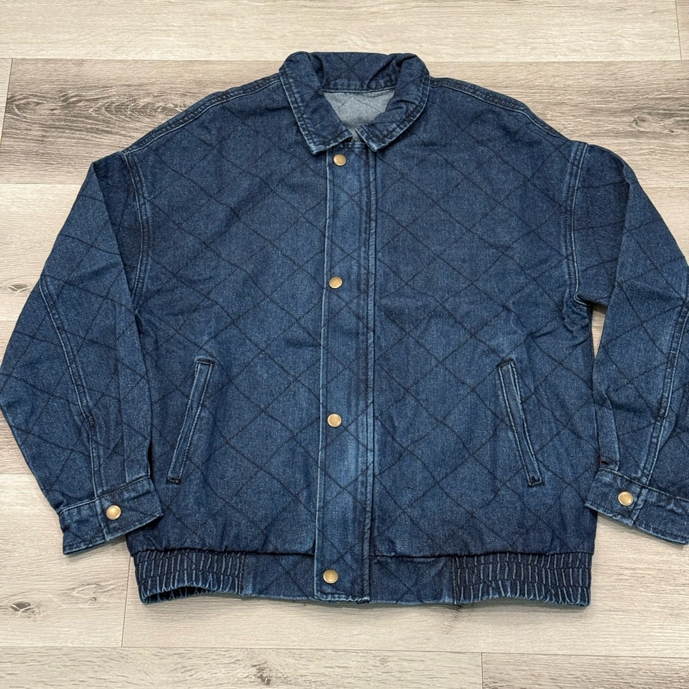 Quilted Denim Jean Jacket Brand New. Women’s medium - Picture 4 of 9